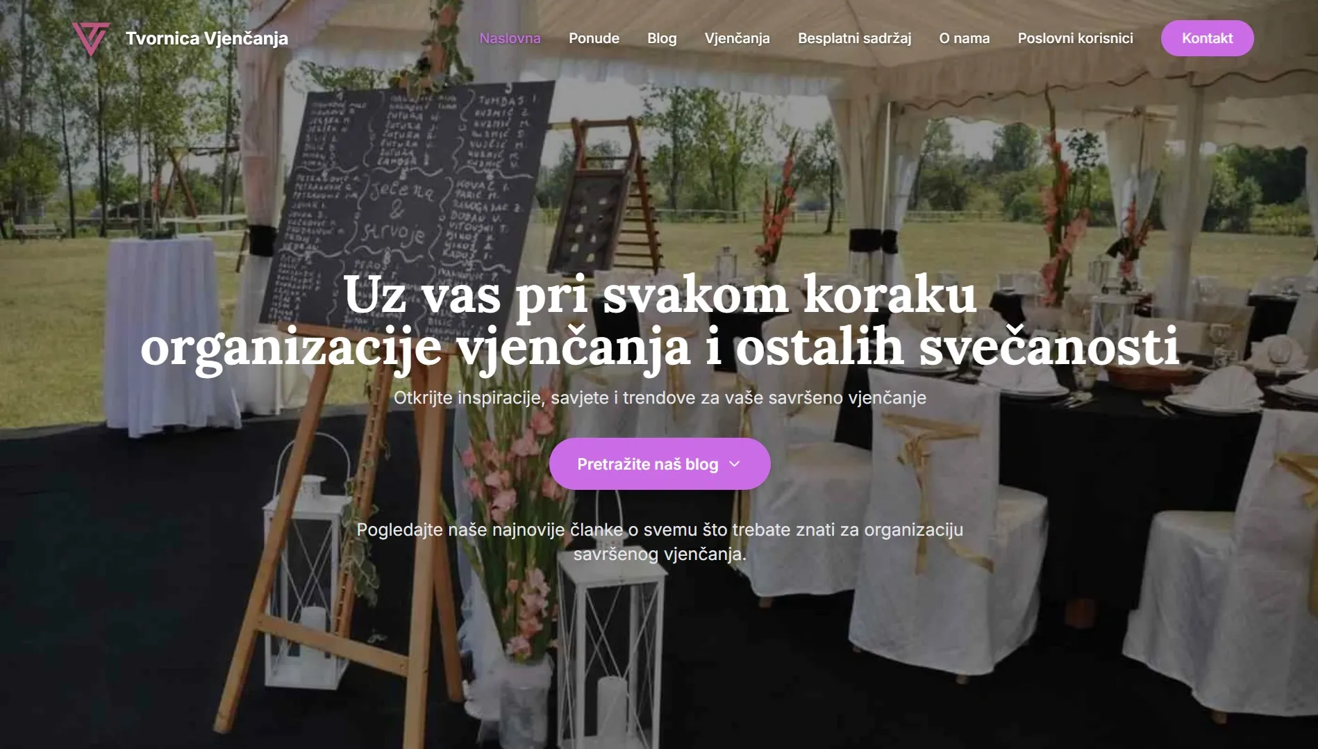 Tvornica vjenčanja referenca